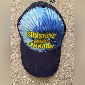 Blue Tie-Dye Cap